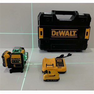 تراز لیزری دیوالت تیپ یک نور سبز سه بعدی آمریکایی\nDewalt Green light laser level Rechargeable