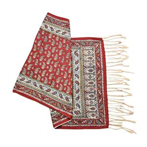 قلمکاری  رومیزی قلمکار صدر مدل چلوار طرح کف لپ کد 180 