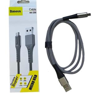 کابل شارژ اورجینال بیسوس Baseus میکرو usb اندروید کابل برزنت ضد برش