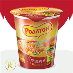 نودل مرغ لیوانی تند روسی برند رولتون (70 گرم) نودل خارجی چیکن