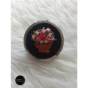 آینه جیبی گلدوزی شده