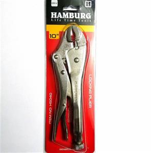 انبر قفلی سایز 10 برند هامبورگ کیفیت فوق‌العاده عالی درجه یک فولاد کروم وانادیوم مات درجه یک