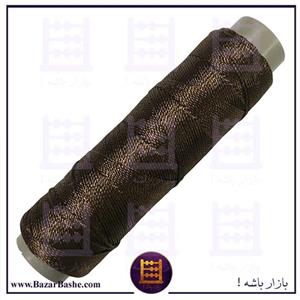 نخ ابریشمی مناسب چرم دوزی دست دوز طول 100 متر رنگ قهوه ای