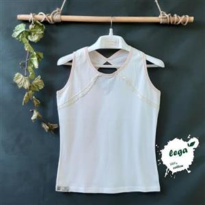 تاپ آستین حلقه ای 100در 100 پنبه ای ارگانیک زنانه