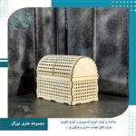 جعبه چوبی - طرح گنجینه - صندوقچه چوبی - ابعاد دلخواه