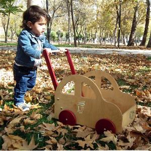 واکر چوبی کودک تاتی،جایگزین مناسب روروئک، تماما ساخته شده از چوب