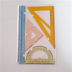 ست خط کش مجموعه 4 عددی