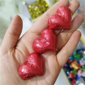 شکلات قلبی زیبا کاکائویی(200گرمی)
