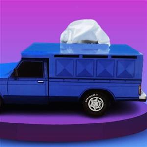 دستمال کاغذی ماکت خودرو(پک 5عددی)