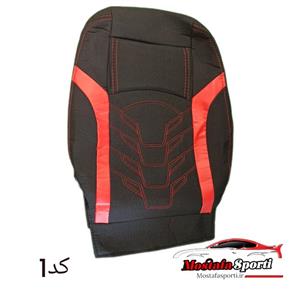 روکش صندلی ساینا  جودون  برزنت  سنگین  قرمز مشکی