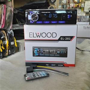 ضبط ماشین ال وود بلوتوث دار  دو سوکت فلش و شارژر آیو ایکس کنترل دار