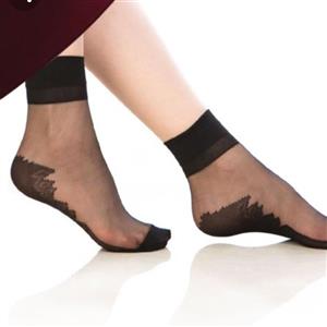 جوراب شیشه ای ساق کوتاه