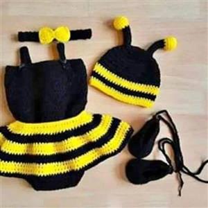 ست بافتنی زنبوری تا 4سال