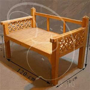 تخت دوطرف گره سنتی میز سنتی نیمکت سنتی صندلی یک نفره