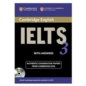 Cambridge English IELTS 3 سایز وزیری Cambridge English IELTS 3 with CD