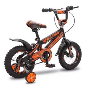 دوچرخه 12مشکی نارنجی دنیز\n\nبه‌راحتی مونتاژ کنید 80% دوچرخه مونتاژ شده است پس نیازی به معطلی و دردسر برای مونتاژ. را