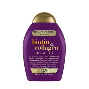 شامپو  او جی ایکس بنفش حاوی کلا-ژن و بیوتن بدون سولفات حجم 385 میل