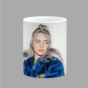ماگ حرارتی طرح  بیلی ایلیش Billie Eilish
