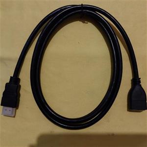 کابل رابط افزایش طول اچ دی ام آی HDMI یک سر نری یک سر مادگی طول 1.5