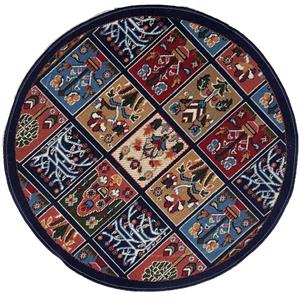 گلیم 1.5 در 1.5(1.5-1.5) گرد-طرح خشتی-ارسال پس کرایه