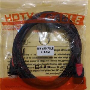 کابل تصویر اچ دی ام آی HDMI دو سر نری شیلددار 1.5 متری