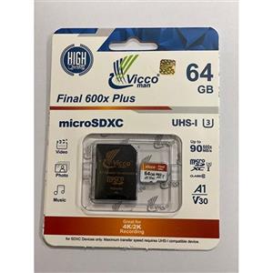 کارت حافظه 64گیگ ویکومن مدل Final 600X کلاس 10 استاندارد UHS-I U3 سرعت 90MBp