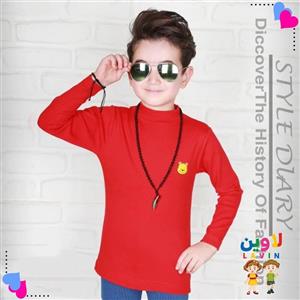 بلوز تک ساده پسرانه تک رنگ سایز 40و 45 در 6 رنگ شاد جنس کبریتی