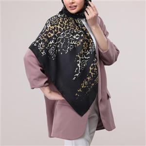 روسری بهاره مجلسی نخی قواره 100 نخ ژاکارد دور دوخت