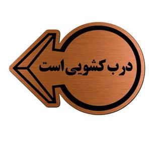 تابلو نشانگر طرح درب کشویی است آرسی 02 