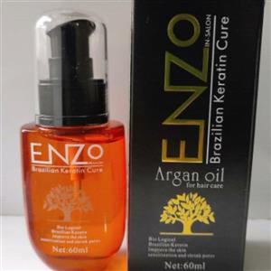 سرم موی انزو ENZO مدلARGAN60ML  محصولات پوست مهتا