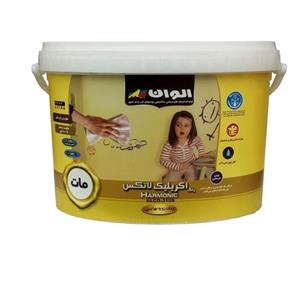 رنگ اکریلیک لاتکس الوان مات سفید 12 کیلویی