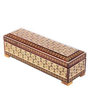 قلمدان خاتم کاری مدل لولادار خاتم چوبی 