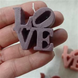 شمع لاو مخصوص ولنتاین در رنگهای مختلف