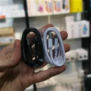 کابل شارژ سرجعبه اورجینال سامسونگ میکرو یو اس بی فست شارژ با  مغازه