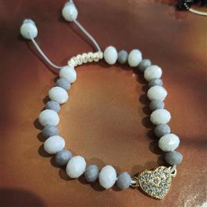 دستبند کشویی مدل قلب طوسی 🖤😱 . از خرید این دستبند های شیک پشیمون نمیشی ❤️