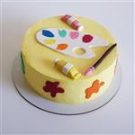 کیک تولد کیک خانگی  کیک خامه اینقابل اجرا با تم مورد نظر شما