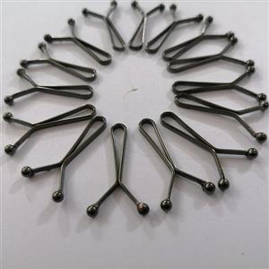 گیره روسری ساده مشکی پک100عددی عمده