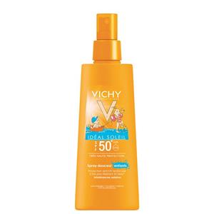 اسپری ضد آفتاب ⁺SPF50 کودکان ویشی 50 میلی لیتر Vichy Ideal Soleil Gentle Spray For Children SPF50⁺ 200 ml