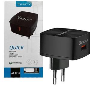 شارژر دیواری کلگی بهمراه کابل سوپر فست شارژ کوالکام وریتی QC3