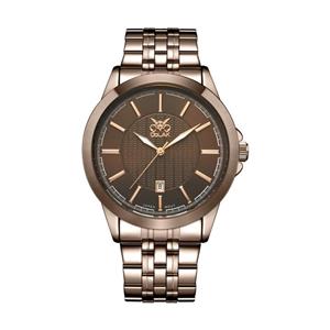 ساعت مچی عقربه ای مردانه اوبلاک مدل 72709 رنگ کافی صفحه کافی