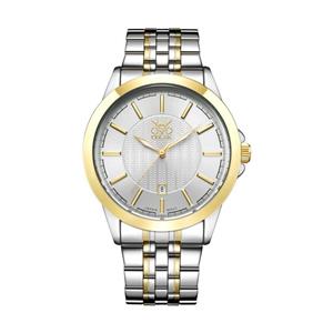 ساعت مچی عقربه ای مردانه اوبلاک مدل 72709 رنگ دو رنگ صفحه سفید