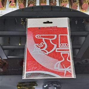 بادکنک فویلی تم تولد فوتبالی پرسپولیس گرد