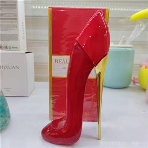 عطر پاشنه ای بیوتیفول گرل رنگ قرمز رایحه ملایم و گرم