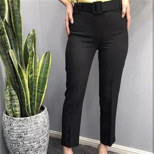 شلوار پارچه ای مازارتی راسته دمپا چاکدار قد 90و95و100سایز36تا50