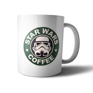 ماگ سرامیکی طرح قهوه استارباکس فیلم استار وارز  ( starwars starbox )