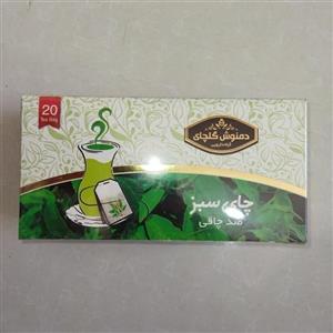 دمنوش چای سبز گلچای تی بگ 20 عددی