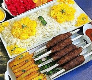 سیخ کباب تابه ای استیل بسته 6 عددی