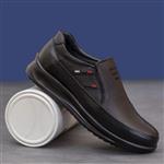 کفش طبی مردانه تمام چرم طبیعی تبریز مدل آلپاین رنگ مشکی سایز 38 الی 48
