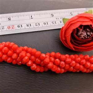 کریستال قرمز  سایز 6 میل،بسته 20عددی