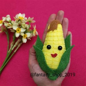 ذرت نمدی عروسکی 12 سانتی پرطرفدار و زیبا